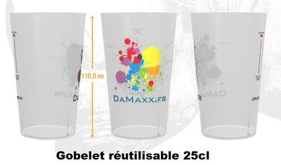 Gobelet réutilisable PP 25cl