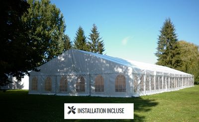 Chapiteaux XL 200m² ou XXL 300m²