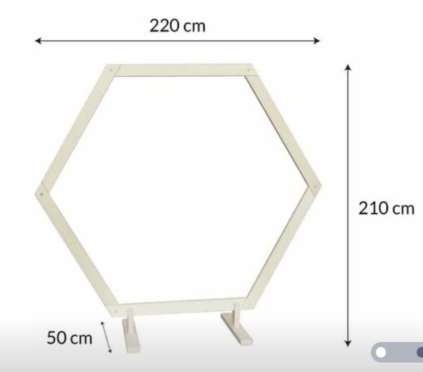 Arche hexagonale bois