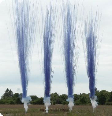 PACK X4 Feu de jour Artifice SMOKE PUFF