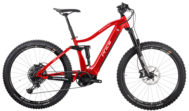 Noleggio e-bikes Fully (Forcella Anteriore e ammortizzatore posteriore)