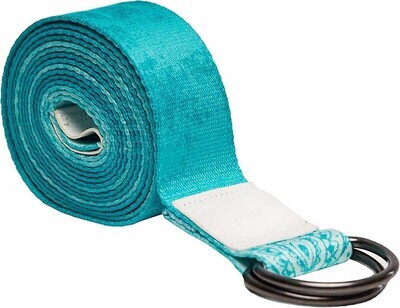 Yoga Strap Mandala turquoise