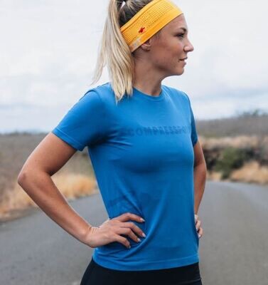 Logo SS Tshirt W Pacific coast, Estate blue