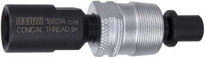 Crank puller for tapered thread