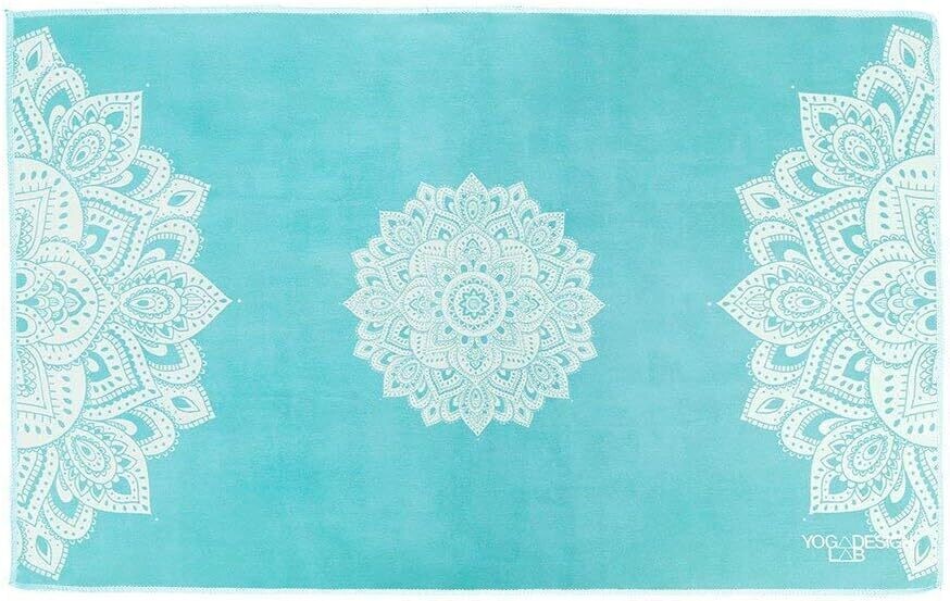 Hand Yoga Towel Mandala Turquoise