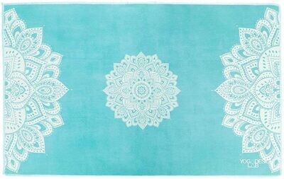 Hand Yoga Towel Mandala Turquoise