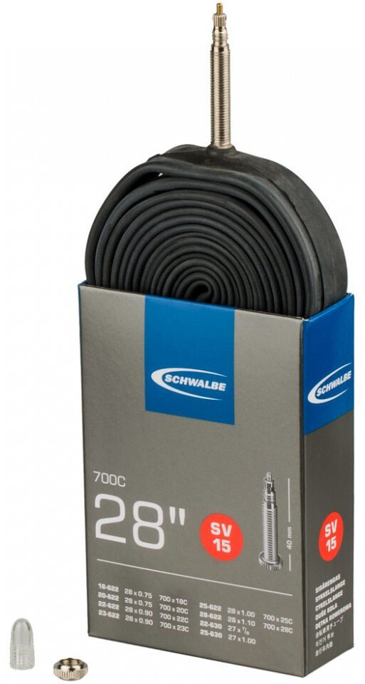 Road inner tube SV15 700x18-28C, Valve 40mm