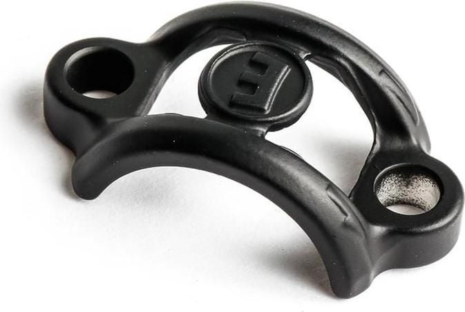 Brake lever clamp, aluminium, black without bolts