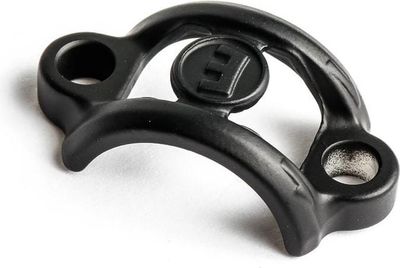 Brake lever clamp, aluminium, black without bolts