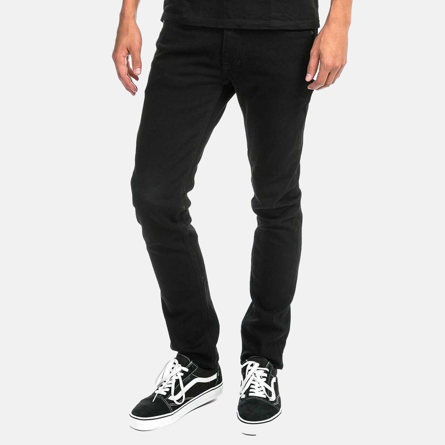 E01 Boy Color Jeans Flint Black