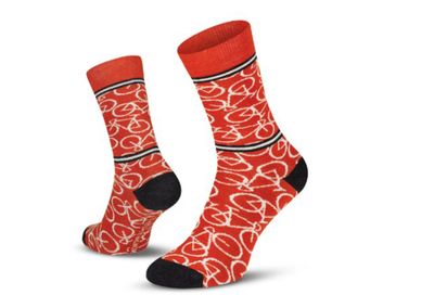 Bicycle Socks burned orange