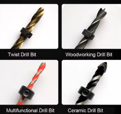 Set of Stop Collars for Drill Bits