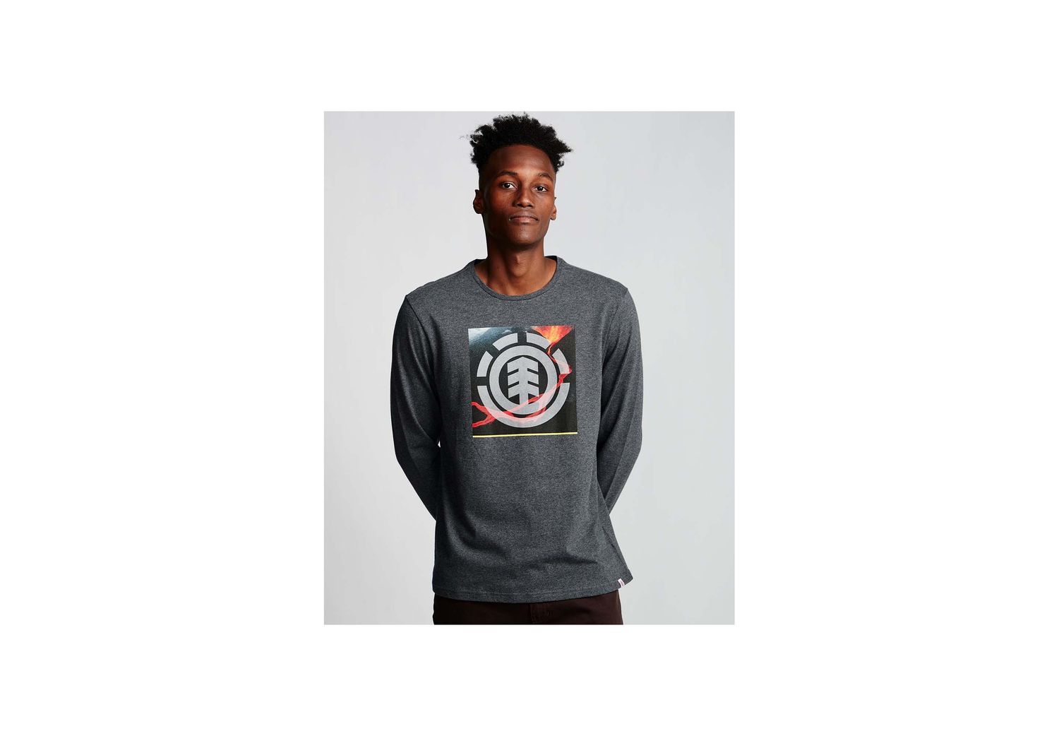 Surge Icon Ls Charcoal Heather Surge Icon Ls Charcoal Heather