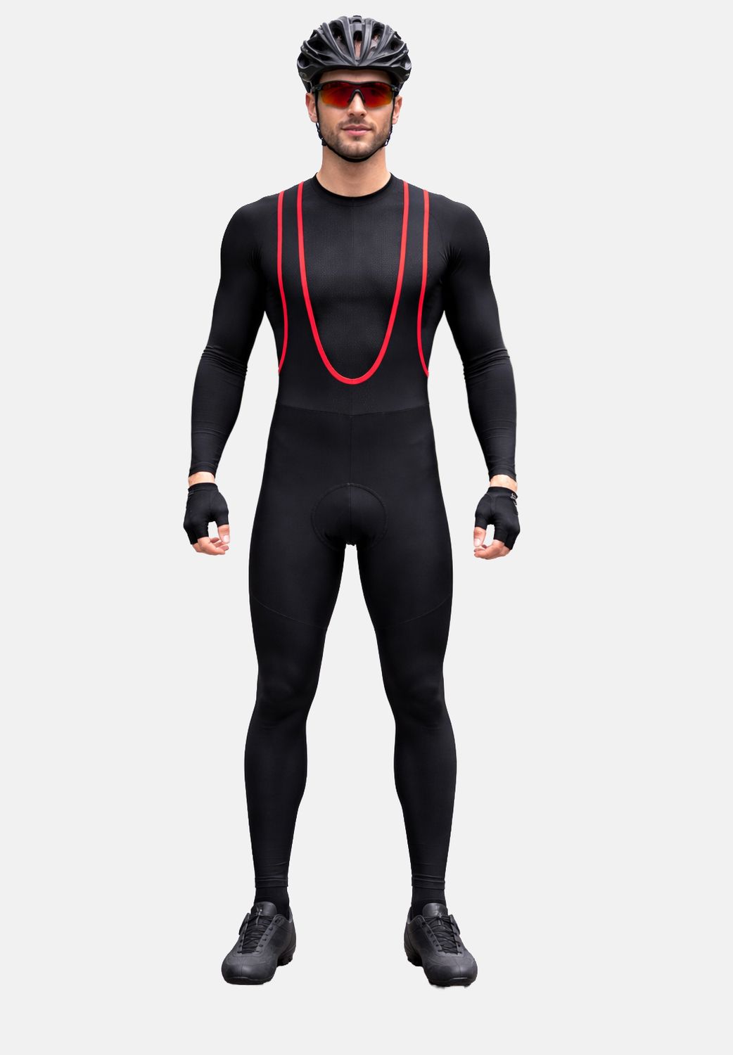 Bibs short windproof and waterproof padding