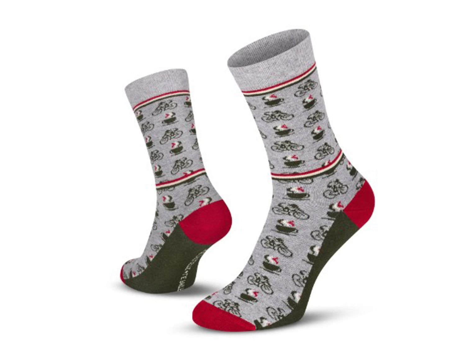 Bicycle Cafe Cycliste Socks grey melange