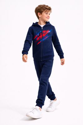 Boys Blue Hoodie &amp; Jogger Set