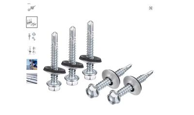 Self-Drilling Screws with EPDM Rubber Washer