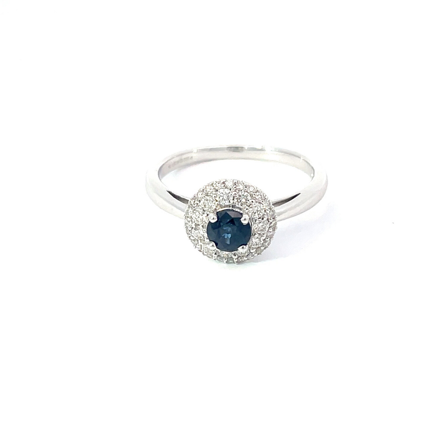 Sapphire and Diamond Ring, Size M