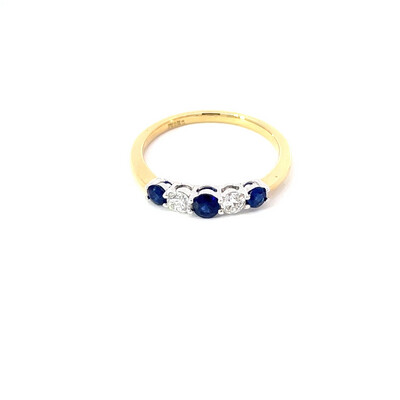 Sapphire And Diamond Eternity A band, Size N
