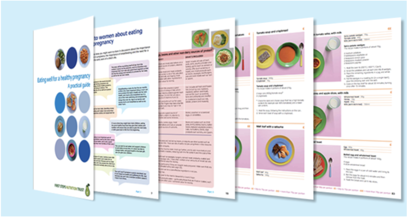 Eating Well for a Healthy Pregnancy (Hard Copy) - Please enquire admin@firststepsnutrition.org