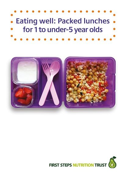 Eating Well: Packed Lunches for 1 to under-5 Year Olds (PDF/Digital Download only)