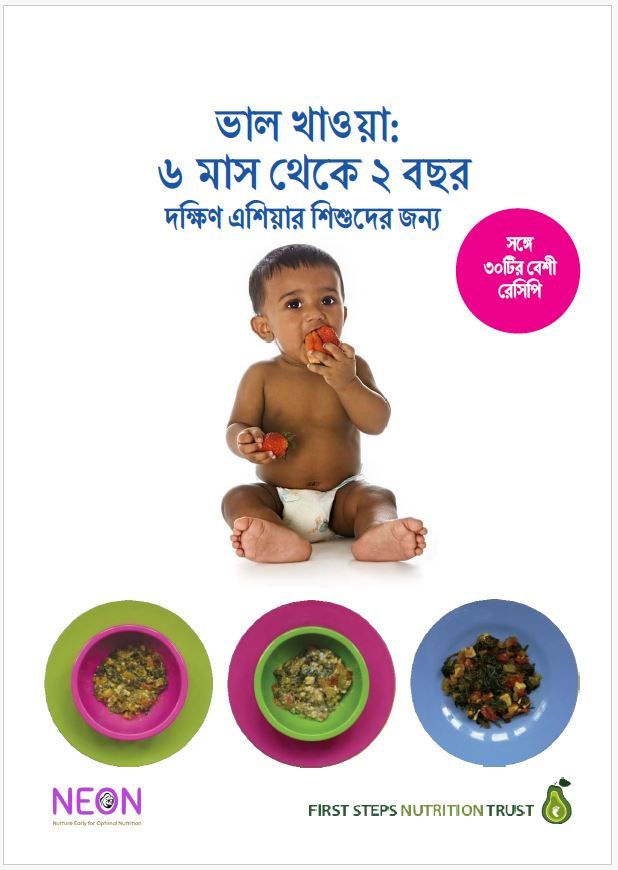 Eating Well for South Asian Children, 6 months to 2 years, BENGALI VERSION (PDF/Digital Download only)