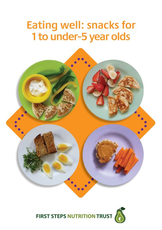 Eating Well: Snacks for 1 to under-5 Year Olds (PDF/Digital Download only)