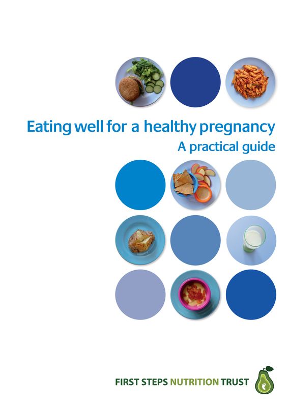 Eating Well for a Healthy Pregnancy (Hard Copy) - Please enquire admin@firststepsnutrition.org