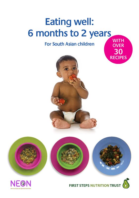 Eating Well for South Asian Children, 6 months to 2 years (PDF/Digital Download only)