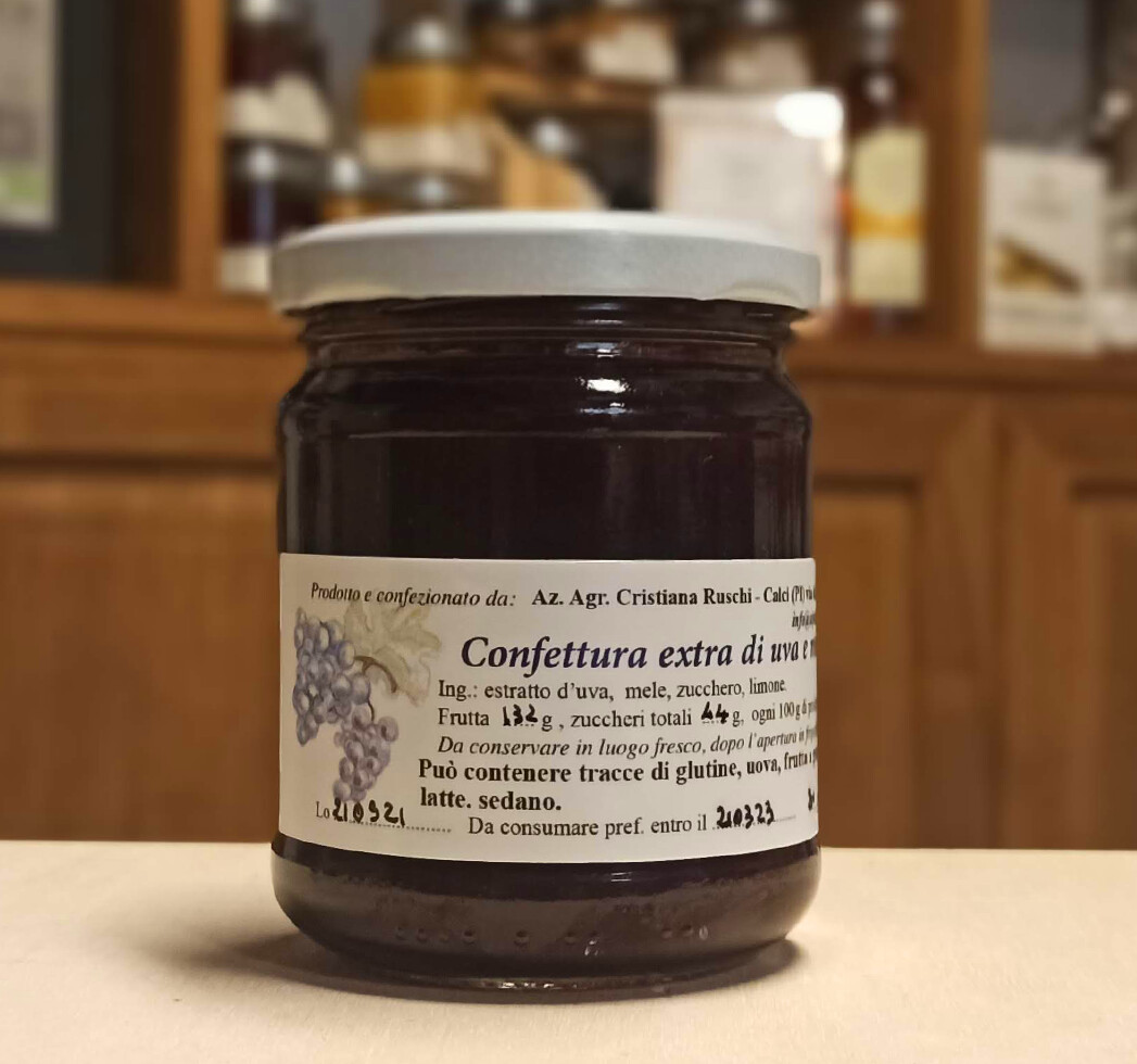 Confettura extra di uva e mele - 200g