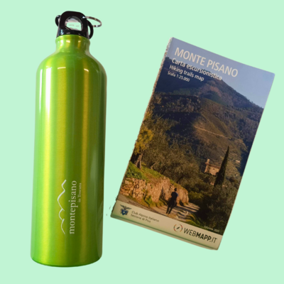 Kit dell'escursionista - Borraccia e Carta escursionistica - Monte Pisano
