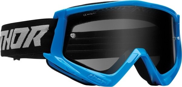 Combat Sand Racer Motorradbrille Quadbrille blau, getöntes Glas