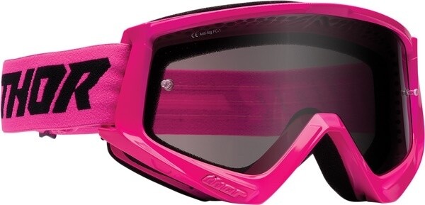 Combat Sand Racer Motorradbrille Quadbrille pink, getöntes Glas