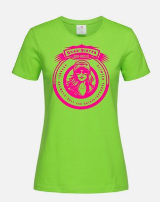 Quad-Sister WOMAN T-Shirt " Pink Sweet Sister"