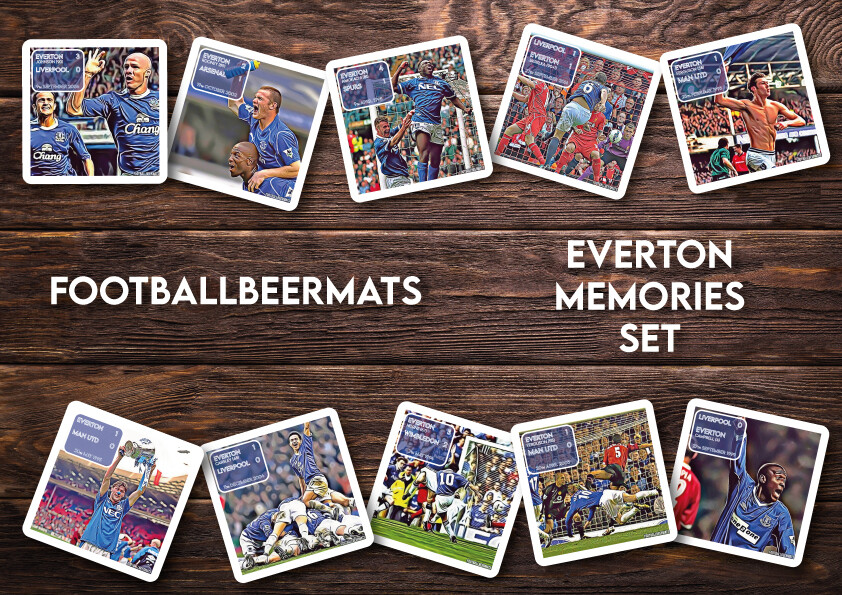 Everton Memories Beer Mats