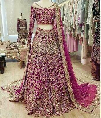 Bridal Designer Lehnga Choli Semi Stitched