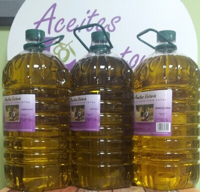 CAJA 3 garrafas x 5L Aceite de oliva Virgen Extra