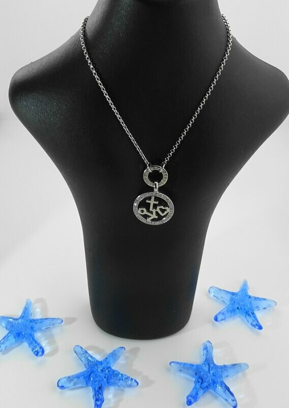GM-Glaube-Liebe-Hoffnung-Halskette Silber 906809430 GM-Glaube-Liebe-Hoffnung-Halskette Silber 906809430