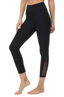 BLACK CAPRI - HÁAR Í MITTIÐ - PLÚS STÆRÐIR - Middi Length BLACK CAPRI - HÁAR Í MITTIÐ - PLÚS STÆRÐIR - Middi Length