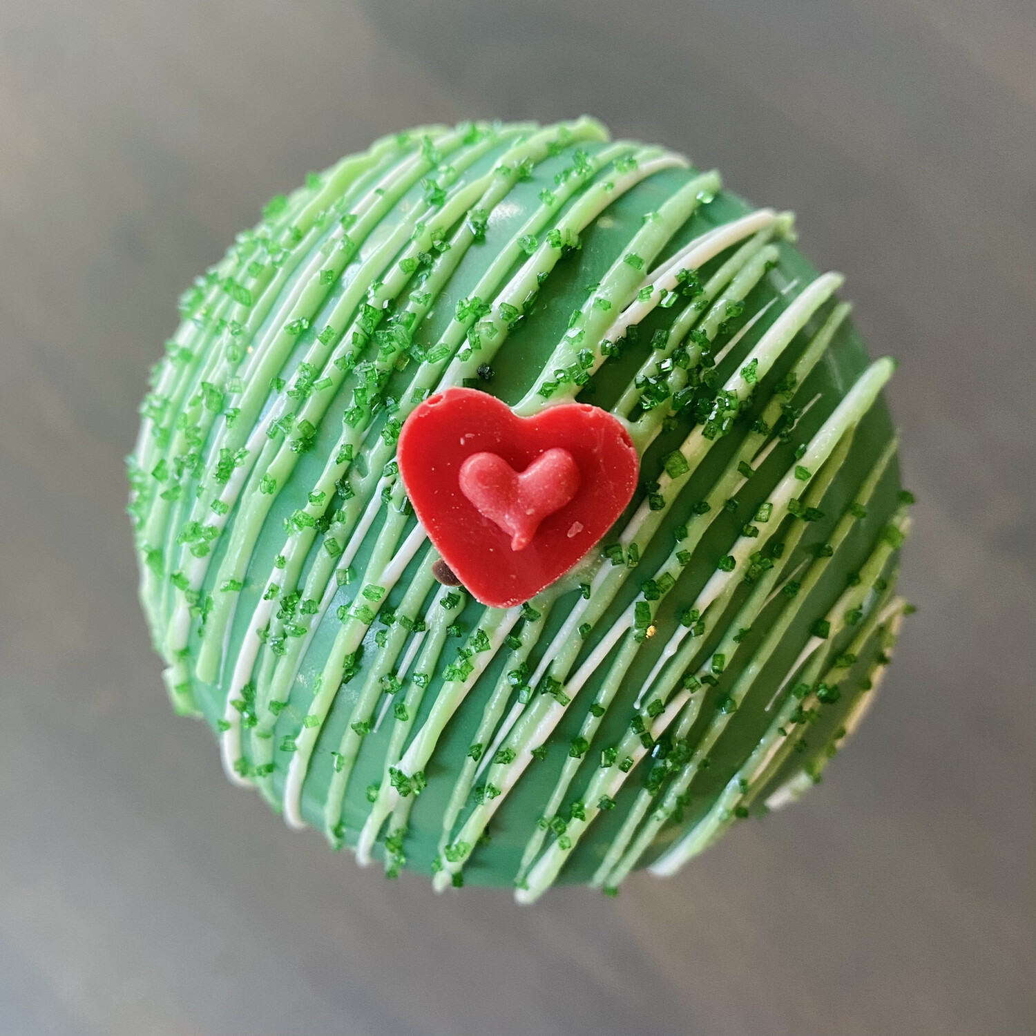 Large Grinch Chocolate Hot Cocoa Bomb