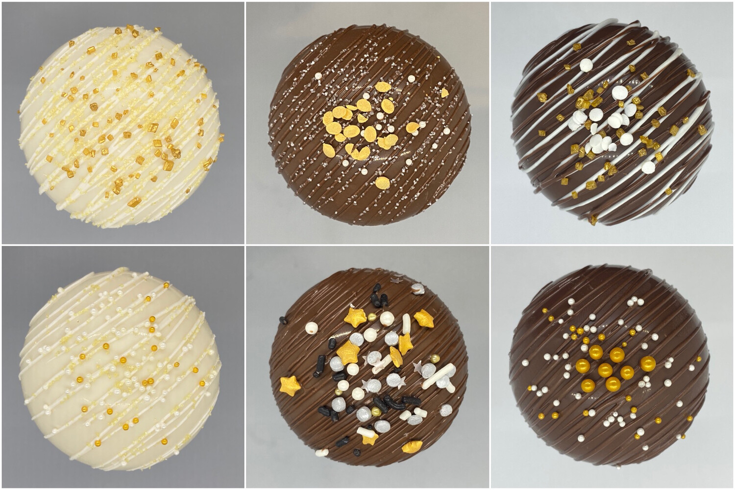 6pc Mixed Large Hot Cocoa Bombs