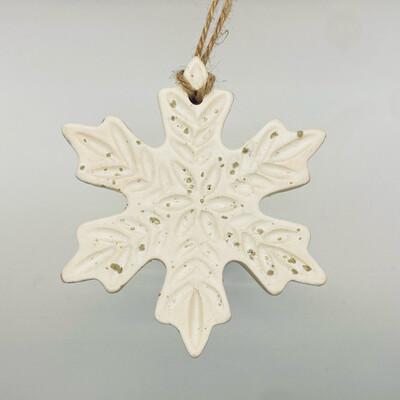 Matte Snowflake Ornament