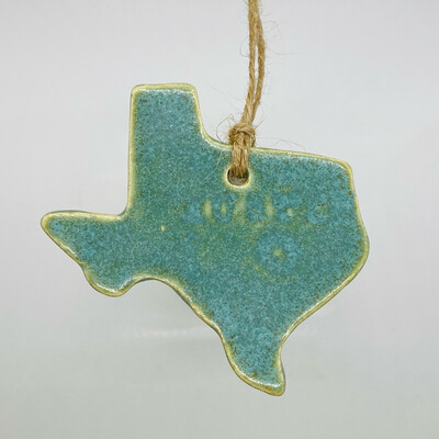 Turquoise Texas Ornament, Small