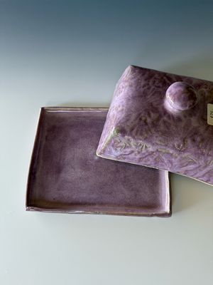 Butter Dish, Purple