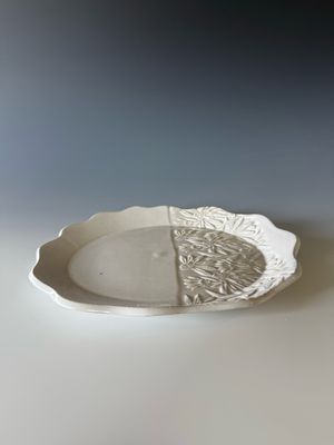 White Small Platter