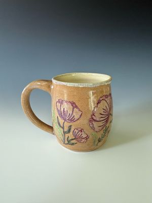 Mug - Carved Floral