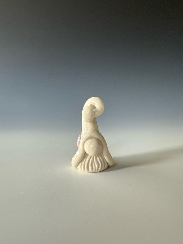 Tiny Gnome With Heart, 2” Tall