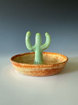 Desert Sands Cactus Ring Holder