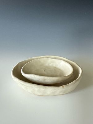 Alabaster Ring Dishes, Set of 2