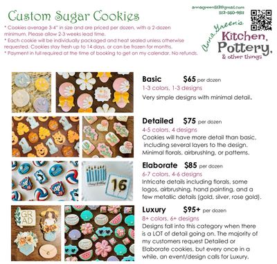 Custom Sugar Cookies